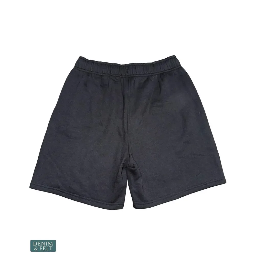ALO Yoga Accolade Sweat Shorts‎ Black Athleisure Lounge Minimalist Elastic Waist